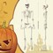 5.4 ft Posable Halloween Skeleton Decorations,Human Bones for Halloween Party with Movable Joints,for Haunted Houses, Front Lawn, Graveyard Props
